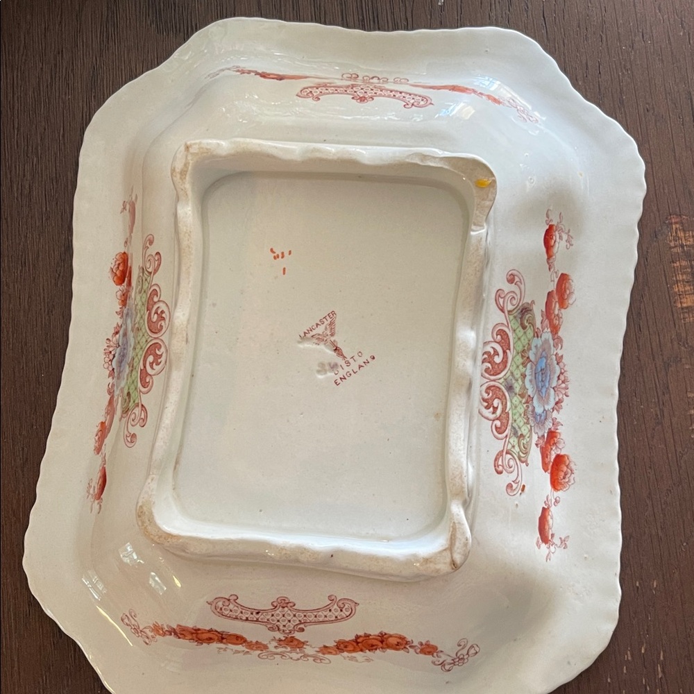 Antique Lancaster Transferware 10.5” dish - Picture 7 of 11
